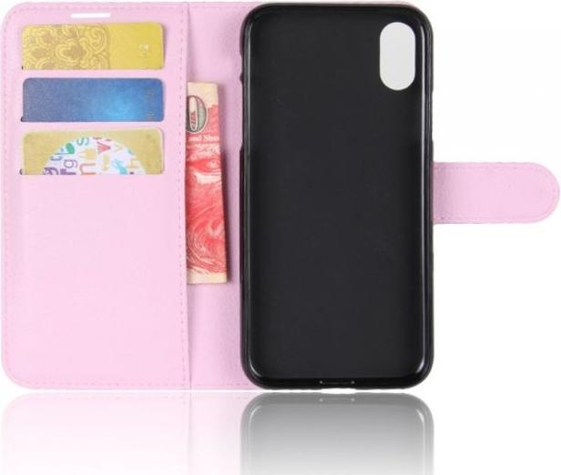 Image du produit Étui en cuir avec fonction de support (Apple iPhone X)