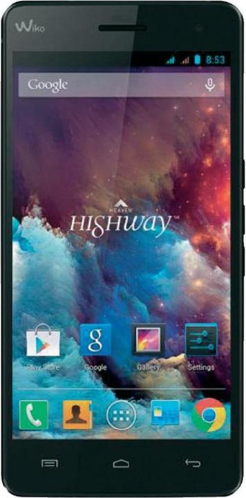 Actual product image Wiko Highway (16 GB, Black, 5", Dual SIM, 16 Mpx, 3G)