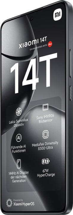 Immagine prodotto Xiaomi 14T (256 GB, Titano Nero, 6.60", Doppia SIM, 50 Mpx, 5G)