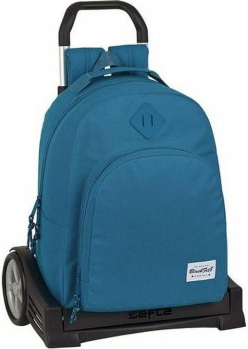 Actual product image Safta School rucksack with wheels Evolution BlackFit8 Egeo Blue (32 x 42 x 15 cm)