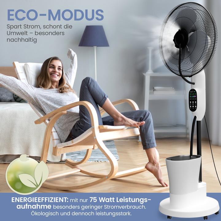 Immagine prodotto Eloneo Standventilator mit Luftbefeuchtung