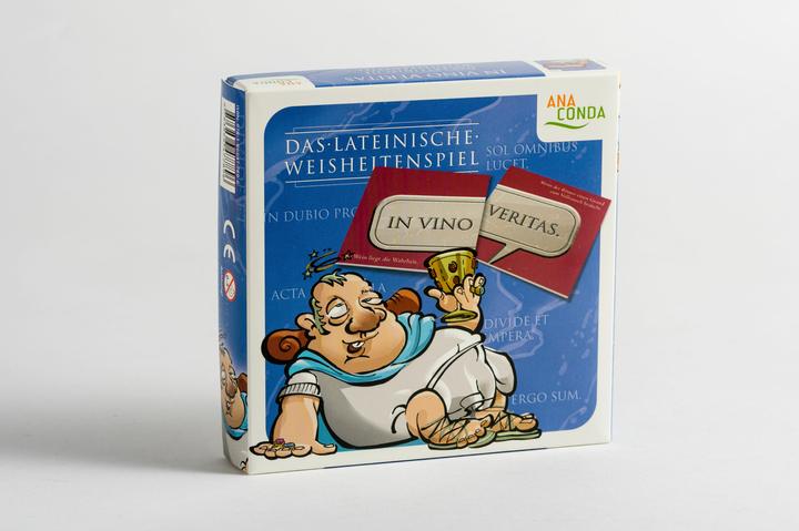 Actual product image In vino veritas The Latin wisdom game (German)