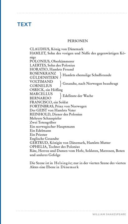 Produktbild Hamlet (Deutsch, William Shakespeare, 2022)