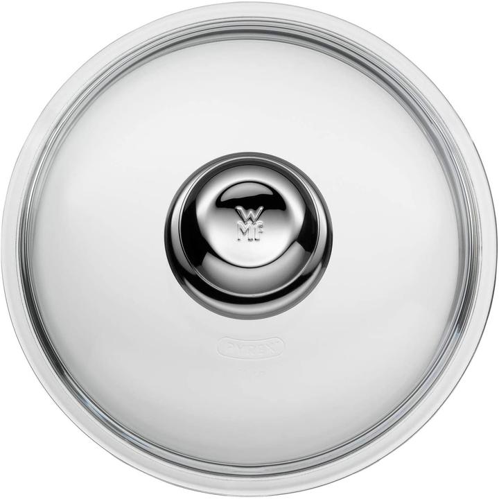 Produktbild WMF Glasdeckel Pfannendeckel 20cm Kochtopfdeckel Ersatzdeckel Metallknauf (20 cm, Metall, Glas)