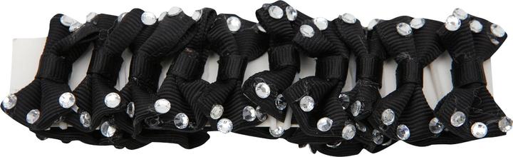 Horka papillon da in tessuto con strass (Elastico per capelli)