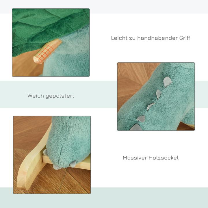 Produktbild Homcom Schaukeltier Spielzeug, Triceratops, Wal