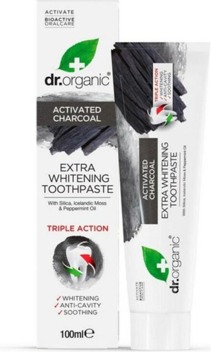 Immagine prodotto Dr. Organic CARBÓN pasta de dientes 100 ml (100 ml)