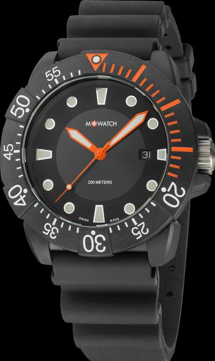 M Watch Mondaine Aqua 44 (Analoguhr, Taucheruhr, Swiss Made, 44 mm)