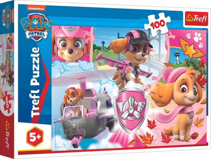 Actual product image Trefl Puzzle 100? Skye in action / PAW Patrol (100 pieces)