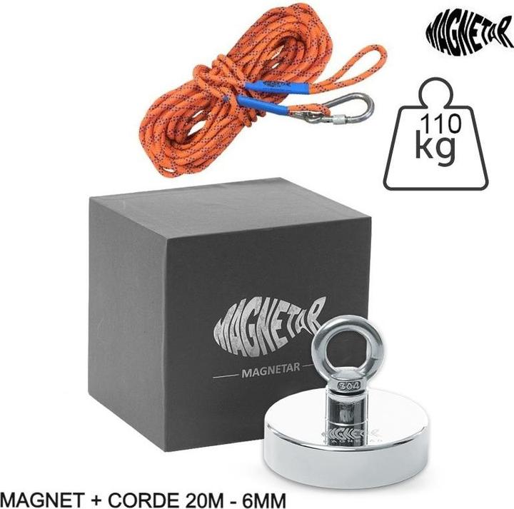 Actual product image Magnetar Pack 110kg Neodymium Magnet