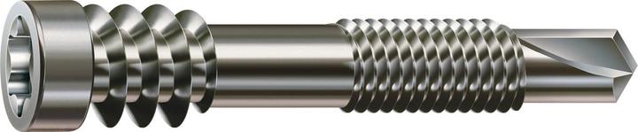 Spax Vite per decking Alu 5,0 x 51 mm 100 pz. Acciaio inox A2 ( 0557000500513 ) Filetto di fissaggio (100 Viti per pezzo)