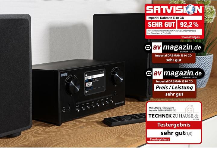 Actual product image Imperial Dabman i310 CD (Wi-Fi, Bluetooth, CD player, 2x 20 W)