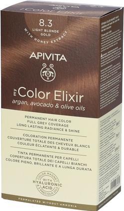 Immagine prodotto Apivita My Color Elixir 83 colore per capelli biondo chiaro dorato (83 Biondo chiaro dorato)