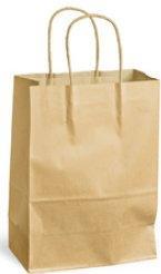 Produktbild Mailmedia Papier-Tragetasche mit Kordel, 3,5 Liter, schwarz Masse: (B)180 x (T)80 x (H)240 mm, aus K