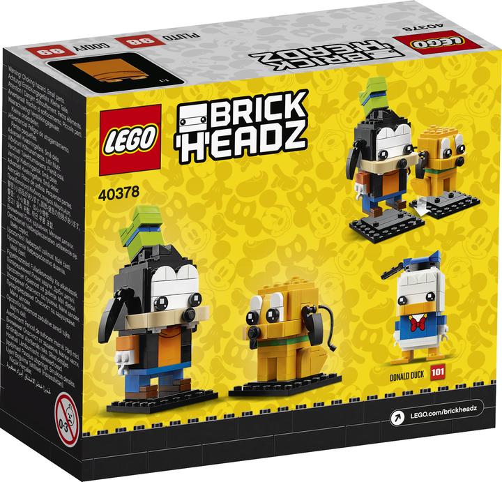 Produktbild LEGO Disney - Goofy & Pluto (40378, LEGO Brickheadz, LEGO Seltene Sets)
