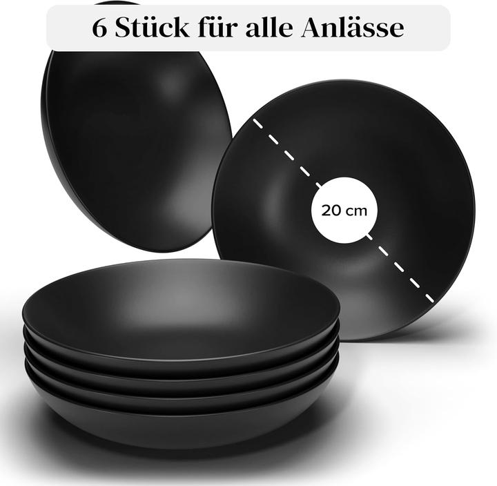 Immagine prodotto Pure Living Interior Design Manhattan Suppenteller-Set für 6 Personen (6 x)