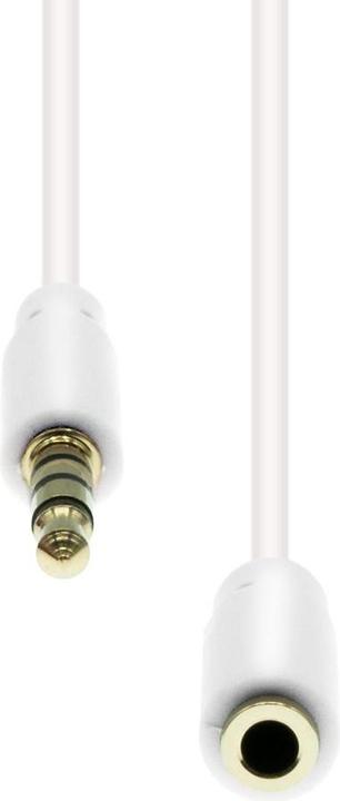 Produktbild ProXtend Mini-Jack 4-Pin Slim Extension Cable White 0.5M (0.50 m)
