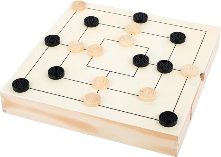 Actual product image small foot checkers, queens, mills