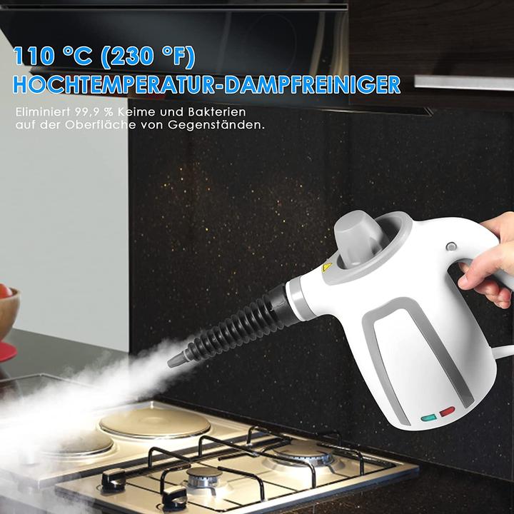 Produktbild Auiffer Dampfreiniger mit Sicherheitsschloss Grau und Weiss