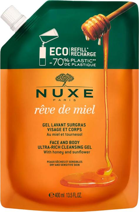 Produktbild Nuxe Reve de Miel Gel Lavant Surgras Eco R 400 ml (Gel, 400 ml)