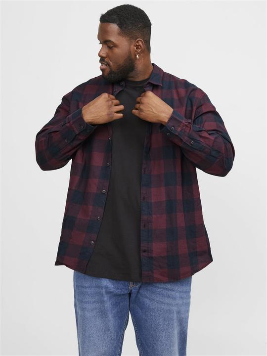 Actual product image Jack & Jones Check plus size shirt (6XL)