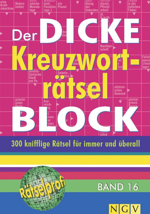Immagine prodotto Der dicke Kreuzworträtsel-Block 16 (Tedesco, 2014)
