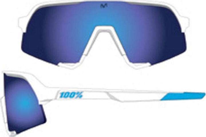 Immagine prodotto 100% Occhiali S3 (Movistar Team bianco, Blu HiPer)