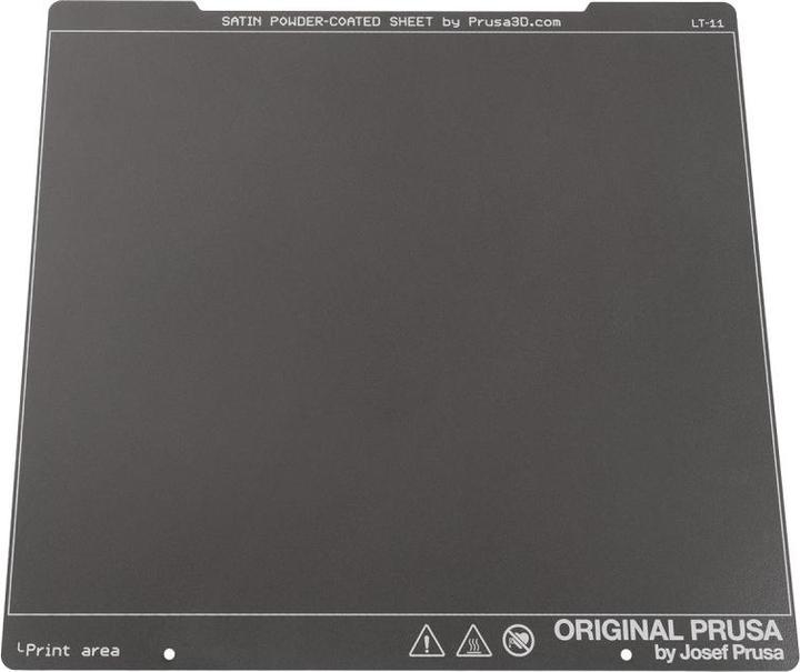 Image du produit Prusa Tôle d'acier satinée peinte par poudrage pour MK3 et MK4 (Plat)