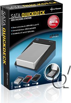 Produktbild Sharkoon SATA QuickDeck - black (3.5", 2.5")