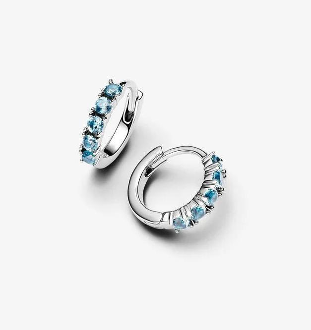 Immagine prodotto Pandora Orecchino Huggie blu