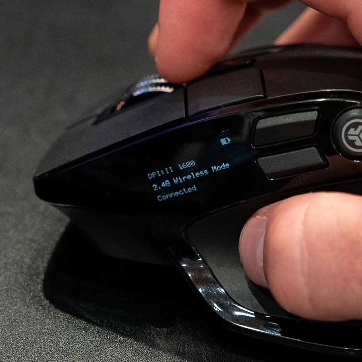 Actual product image JLab Audio Epic Ergonomic Muis Right Handed - Draadloos - Bluetooth - USB (Wireless)