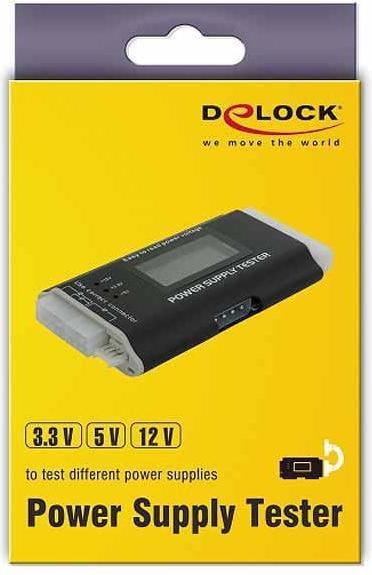 Actual product image Delock Power supply tester III with LCD