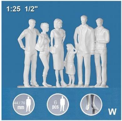 Immagine prodotto Hermoli Dettaglio delle figure 1:25 bianco 6 persone in piedi