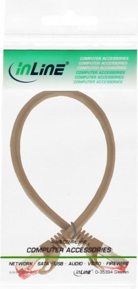 Produktbild InLine Patchkabel (S/FTP, CAT6, 0.25 m)