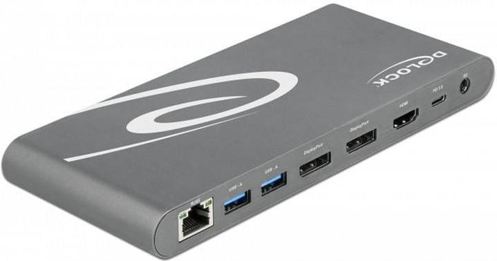 Produktbild Delock Dockingstation USB-C – USB/SD/LAN/HDMI/DP (USB-C, 1 Ports)