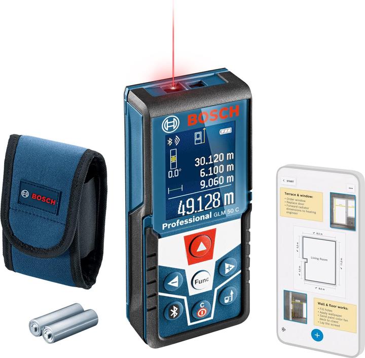 Actual product image Bosch Professional Glm 50 C (50 m, 635 nm)