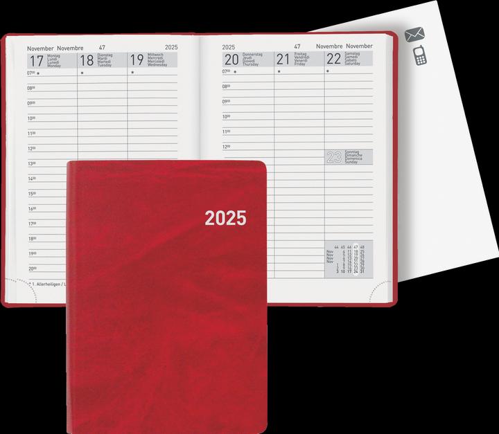 Produktbild Biella Taschenagenda Rex (10 x 14 cm, Deutsch, Englisch, Italienisch, Französisch)