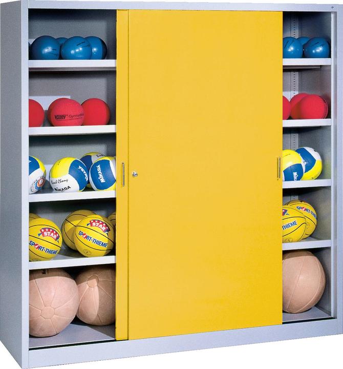 Produktbild C+P Ballschrank (HxBxT: 195x190x60 cm, mit Vollblech-Schiebetüren, Typ 4)