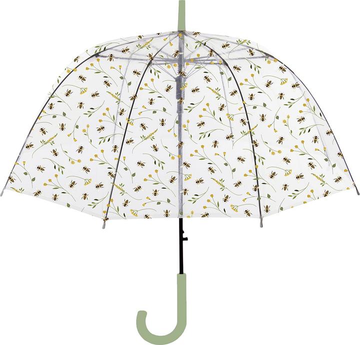 Esschert Design Schirm transparent 'Bienenmuster'