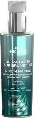 Image du produit L´Biotica Biovax Glamour Ultra Green Night Hair Serum For Brunettes 100Ml (100 ml)