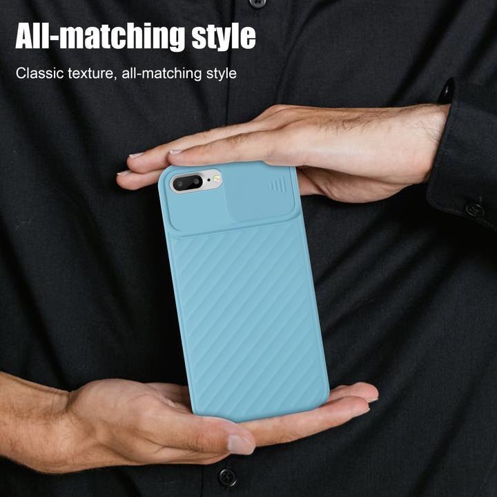 Immagine prodotto Cadorabo Cover in TPU con protezione della fotocamera (Apple iPhone 7 Plus, Apple iPhone 7s Plus)
