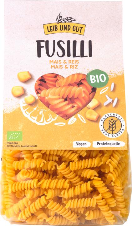 Produktbild Leib und Gut Teigwaren Bio Fusilli Mais & Reis 340 g (340 g)
