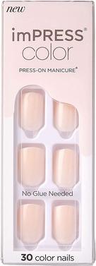 Produktbild KISS Self-adhesive nails imPRESS Color Point Pink 30 pcs (Pink)