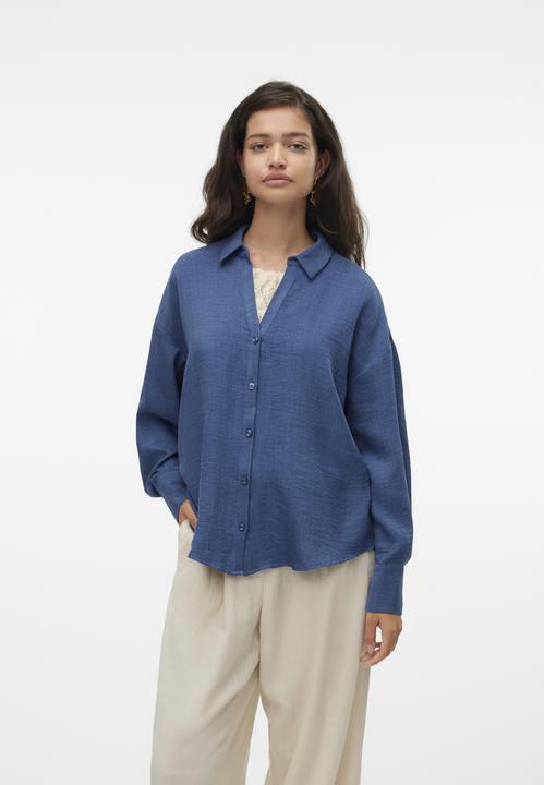 Image du produit Vero Moda Vmmelaney Queeny Ls Shirt Wvn Noos (S)