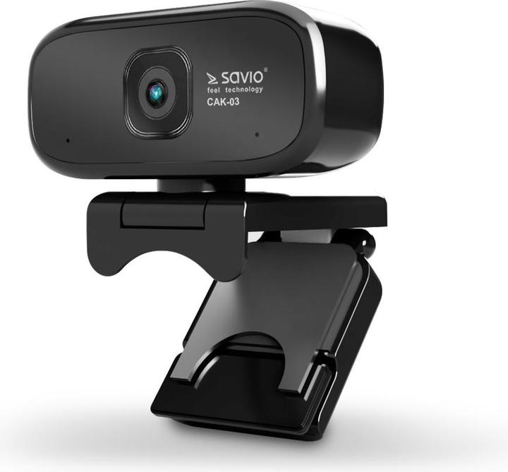 Produktbild Savio Elmak USB HD CAK-03 webcam with microphone, 1280x720 (2 Mpx)