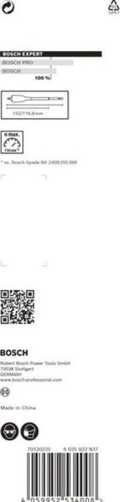 Produktbild Bosch Professional Zubehör EXPERT Self Cut Speed Flachfräsbohrer, 32 x 152 mm (32 Millimeter)