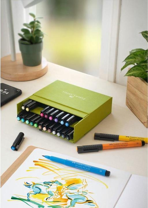 Produktbild Faber-Castell Filzstift Pitt Artist (Sortiert, 12 x)
