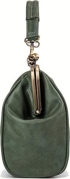 Immagine prodotto Only-Bags.Store Schicke Retro-inspirierte Umhängetasche - dickes Kunstleder, abnehmbarer Riemen, klassische
