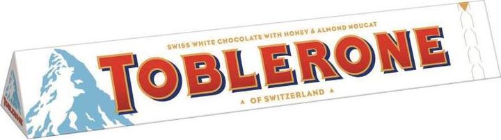 Image du produit Toblerone Swiss White Chocolate with Honey & Almond Nougat (100 g)