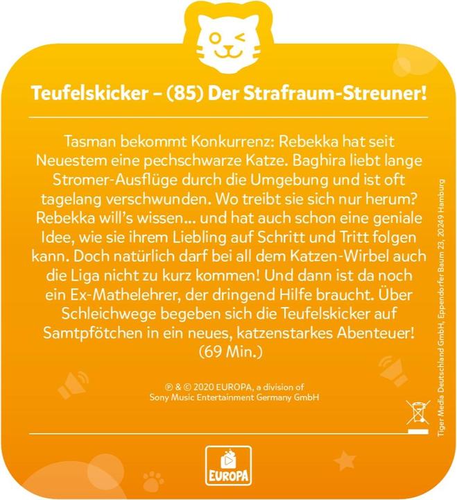 Actual product image Tigermedia tigercard - Teufelskicker 85 - Der Strafraum-Streuner